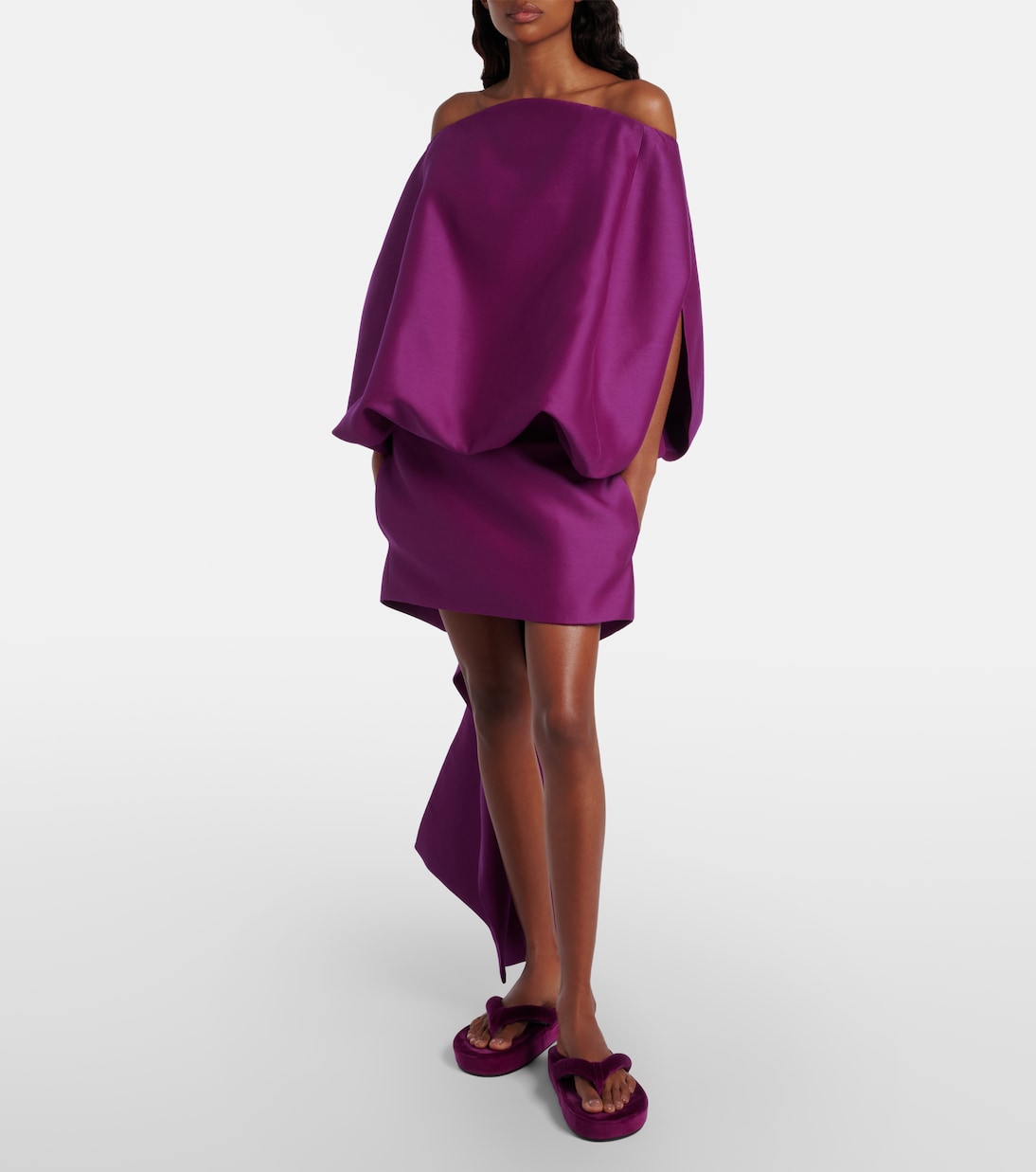 Plateausandalen Jet Lag aus Samt | Balenciaga