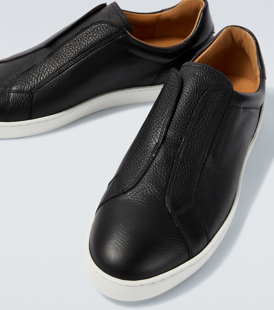 Costa Slip II leather slip-on shoes | Magnanni