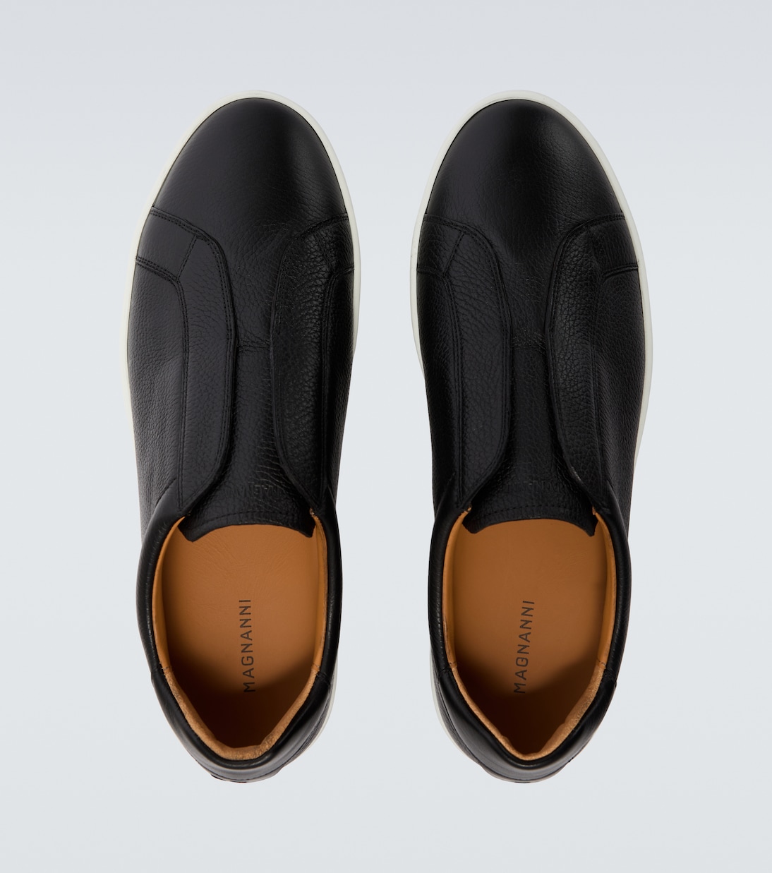 Costa Slip II leather slip-on shoes | Magnanni