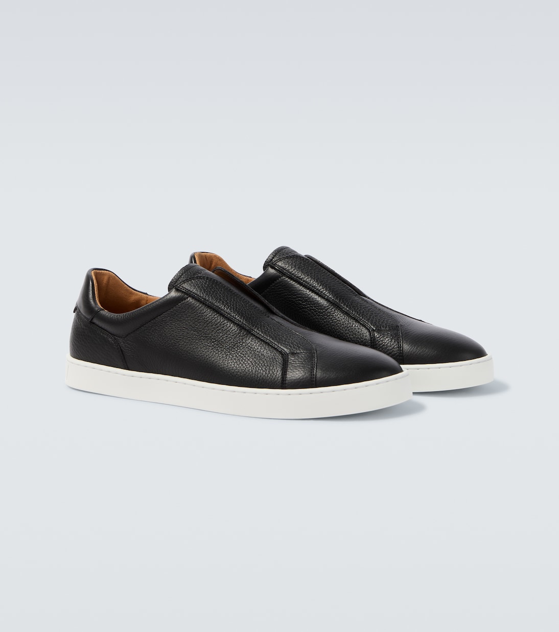 Costa Slip II leather slip-on shoes | Magnanni