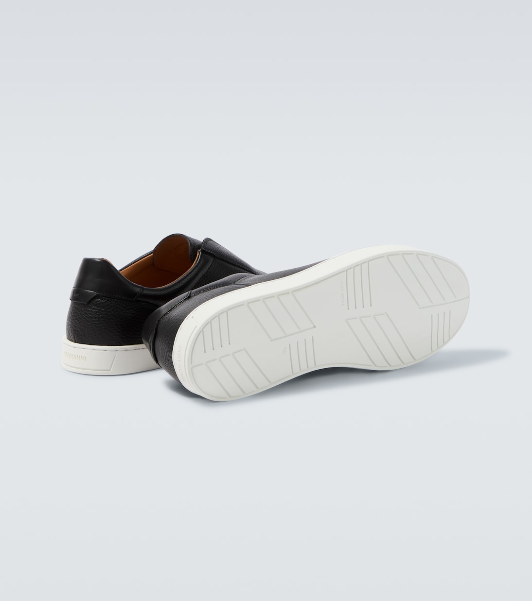 Costa Slip II leather slip-on shoes | Magnanni