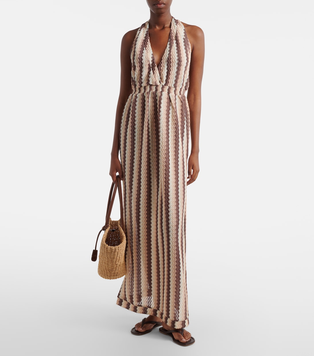 Vestido largo Mariah de punto | Melissa Odabash