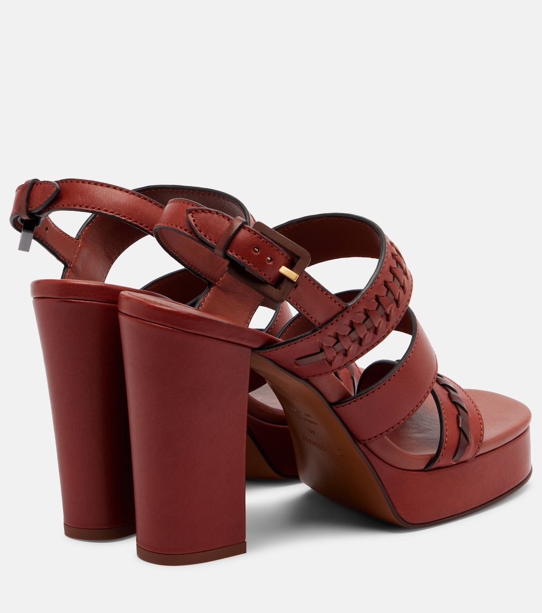 Sandales à plateau Alchemy en cuir | Zimmermann