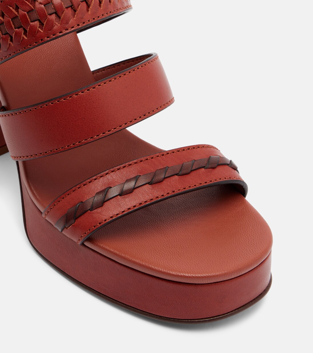 Sandales à plateau Alchemy en cuir | Zimmermann