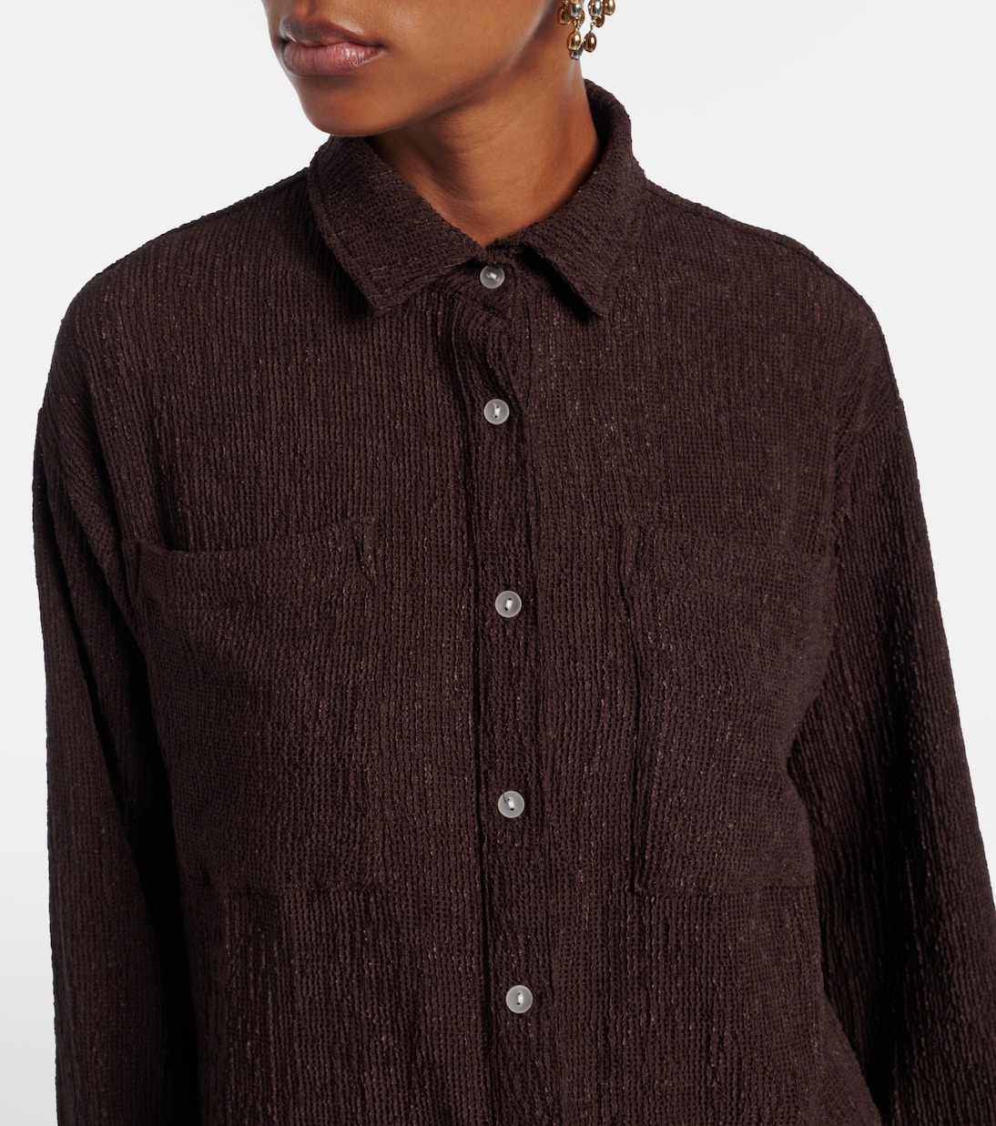 Mika seersucker shirt | Jade Swim