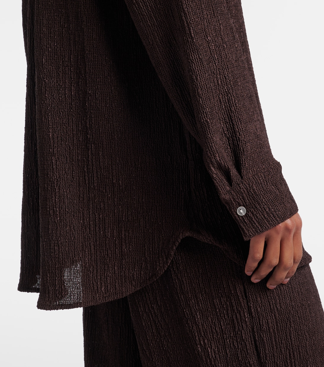 Mika seersucker shirt | Jade Swim