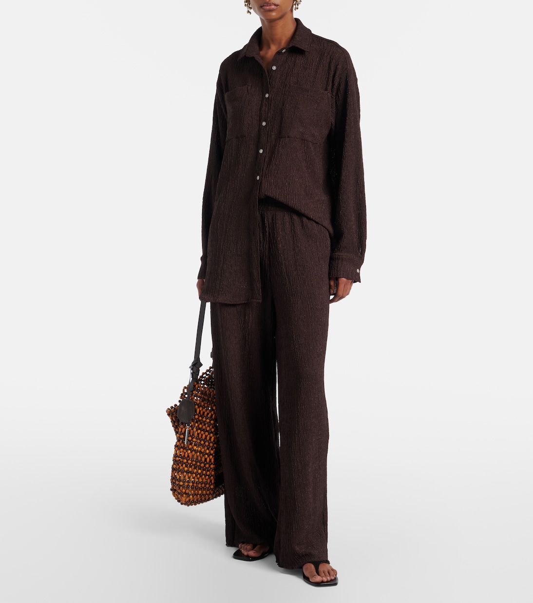 Mika seersucker shirt | Jade Swim