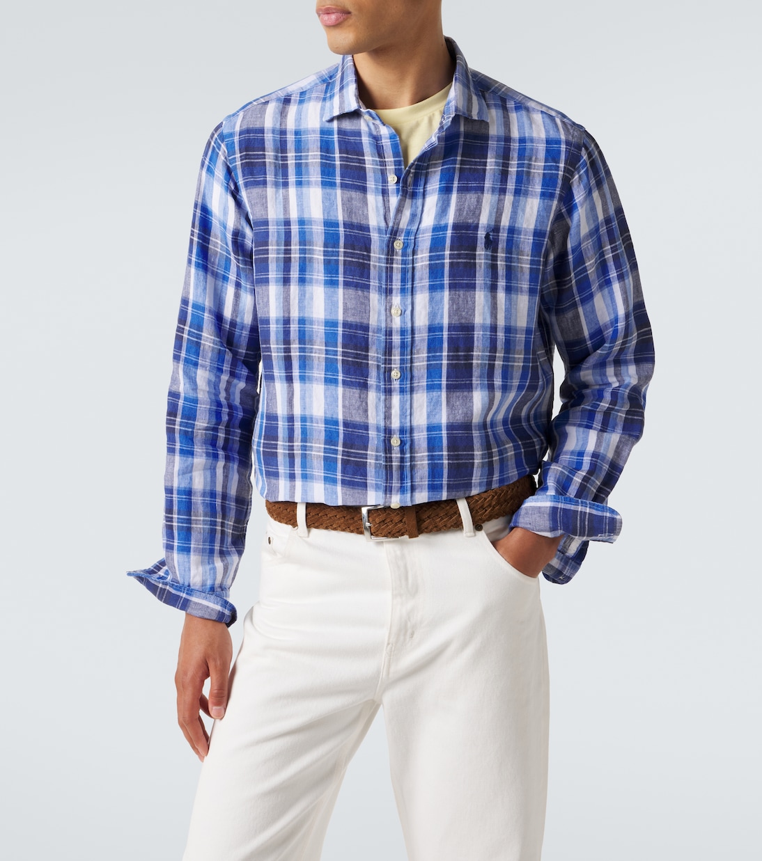 Checked linen shirt | Polo Ralph Lauren