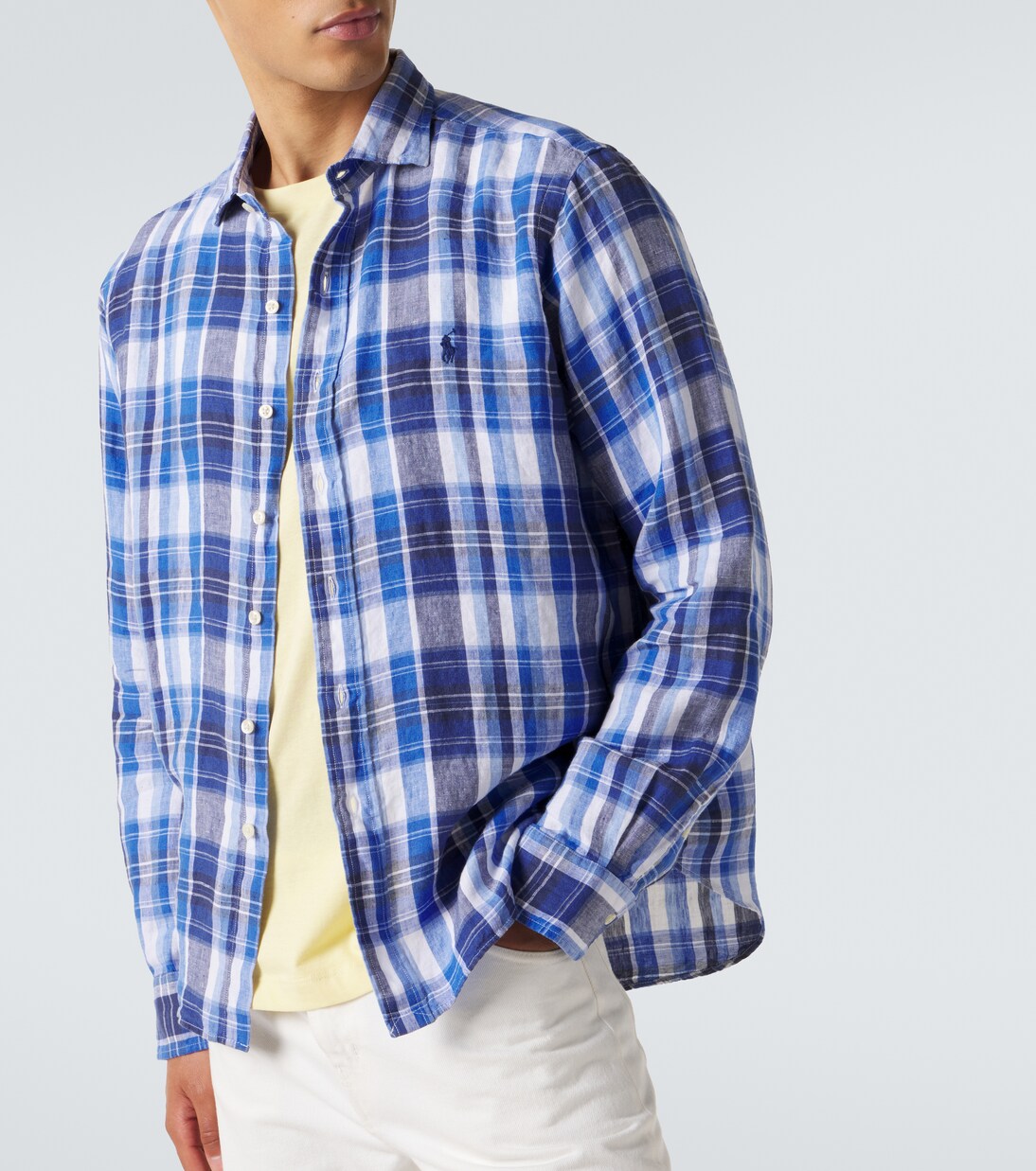 Checked linen shirt | Polo Ralph Lauren