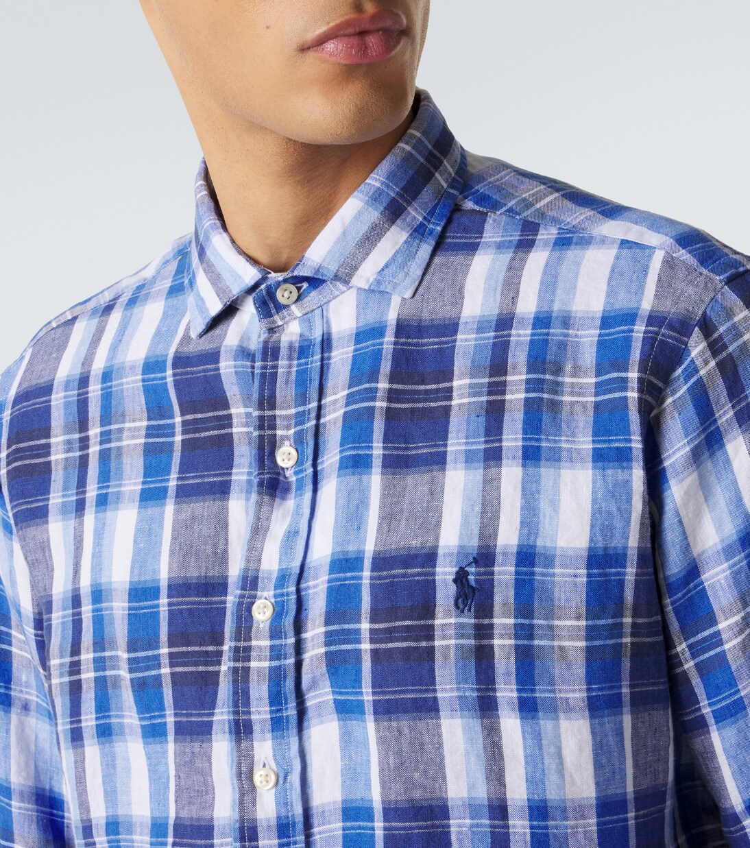 Checked linen shirt | Polo Ralph Lauren