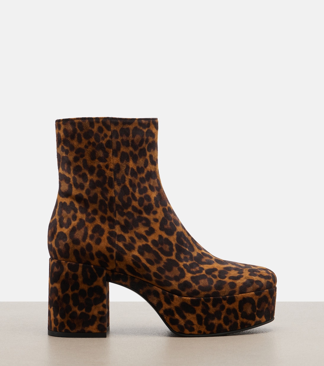Sally leopard-print suede ankle boots | Gianvito Rossi