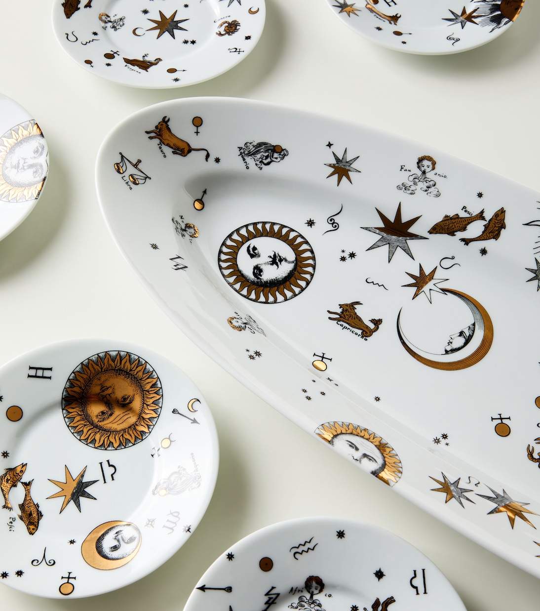 Astronomici porcelain platter | Fornasetti