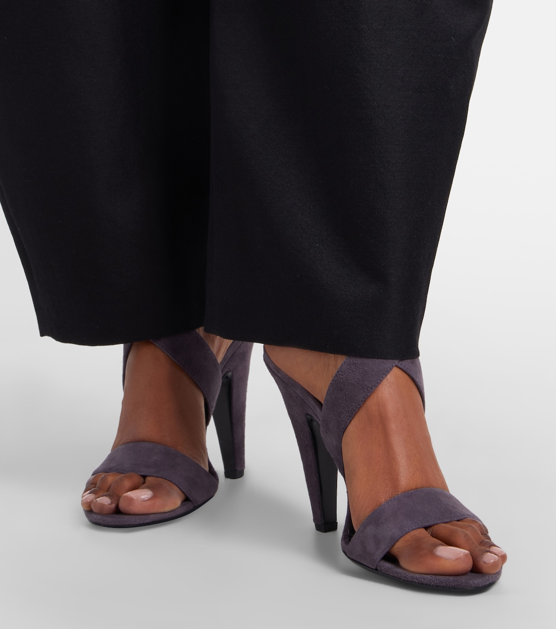 Cone suede sandals | Alaïa