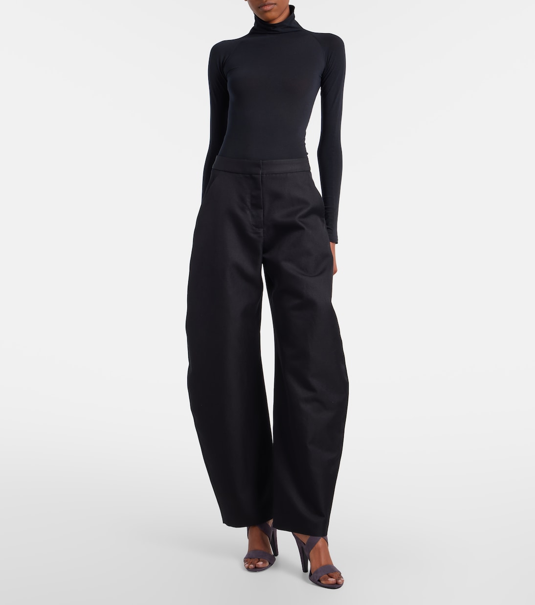 Cone suede sandals | Alaïa