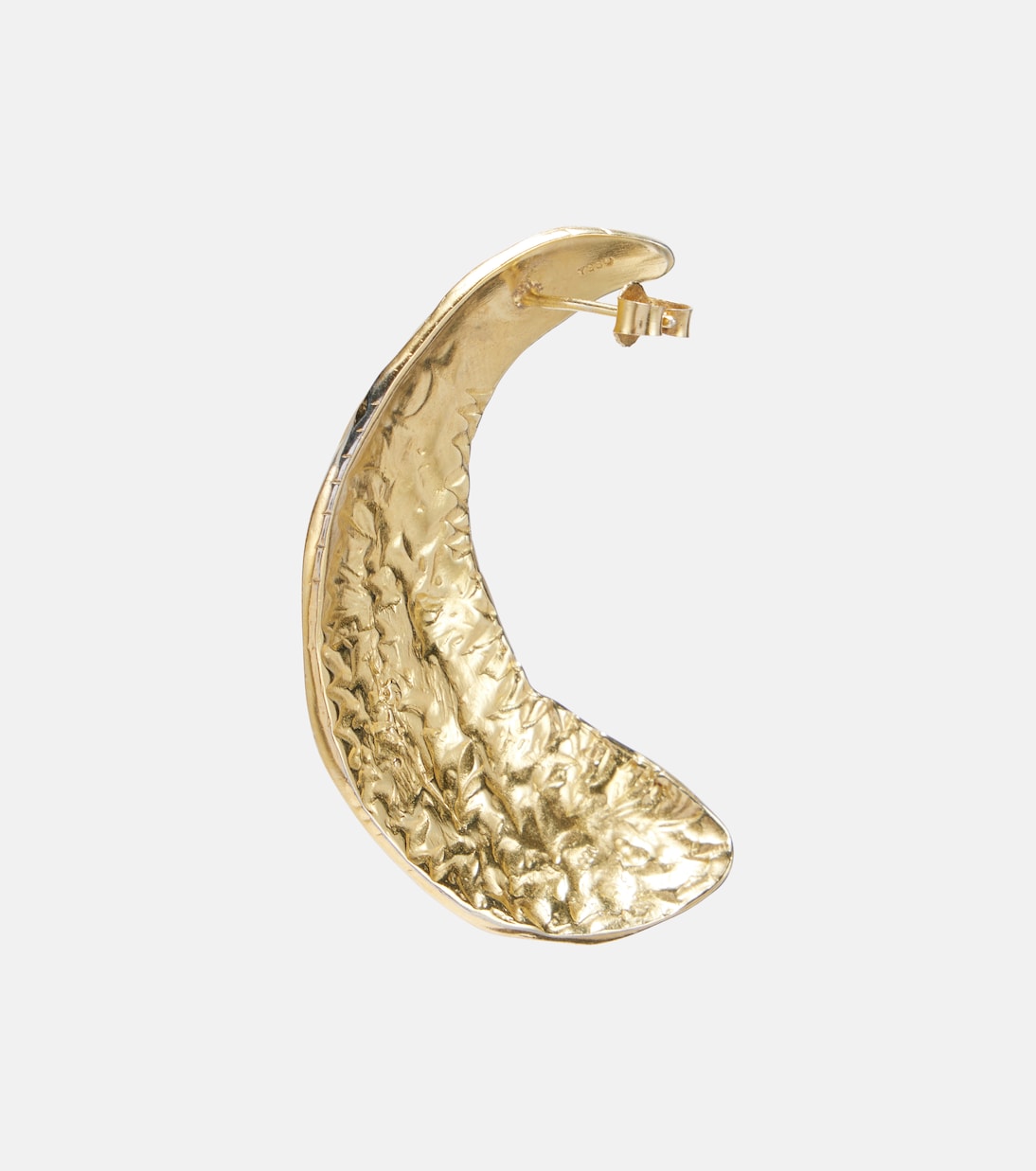 Broken Shell 24kt gold-plated earrings | Ysso