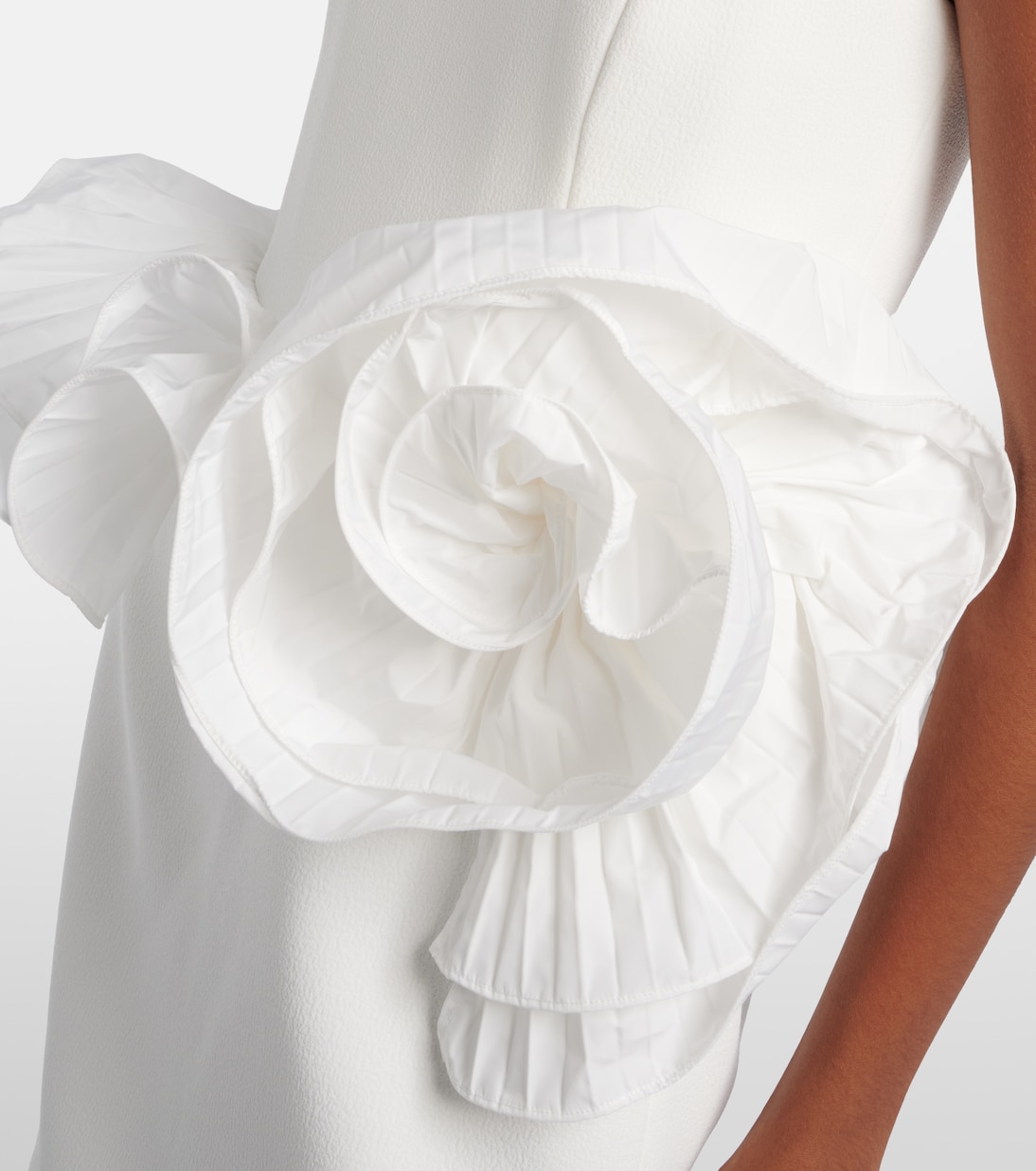 Bridal Ozias ruffled bustier dress | Rebecca Vallance