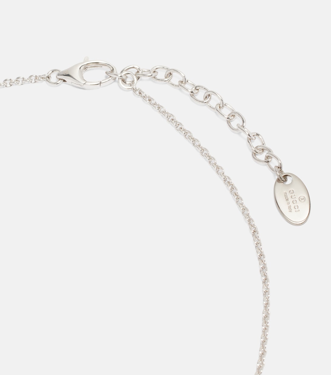 Interlocking G embellished pendant necklace | Gucci
