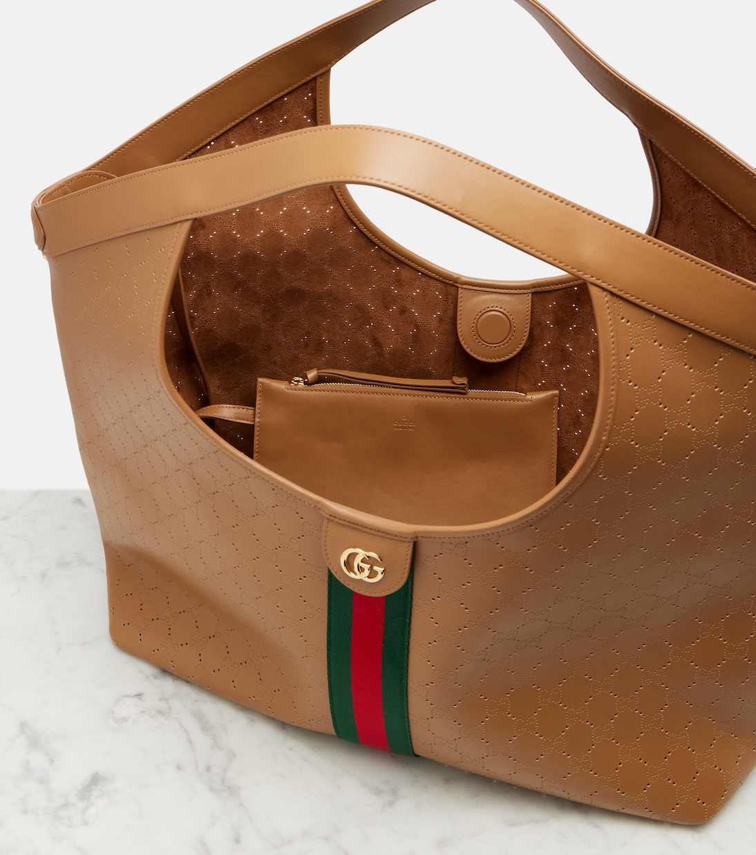Gucci Giglio Large leather tote bag  | Gucci