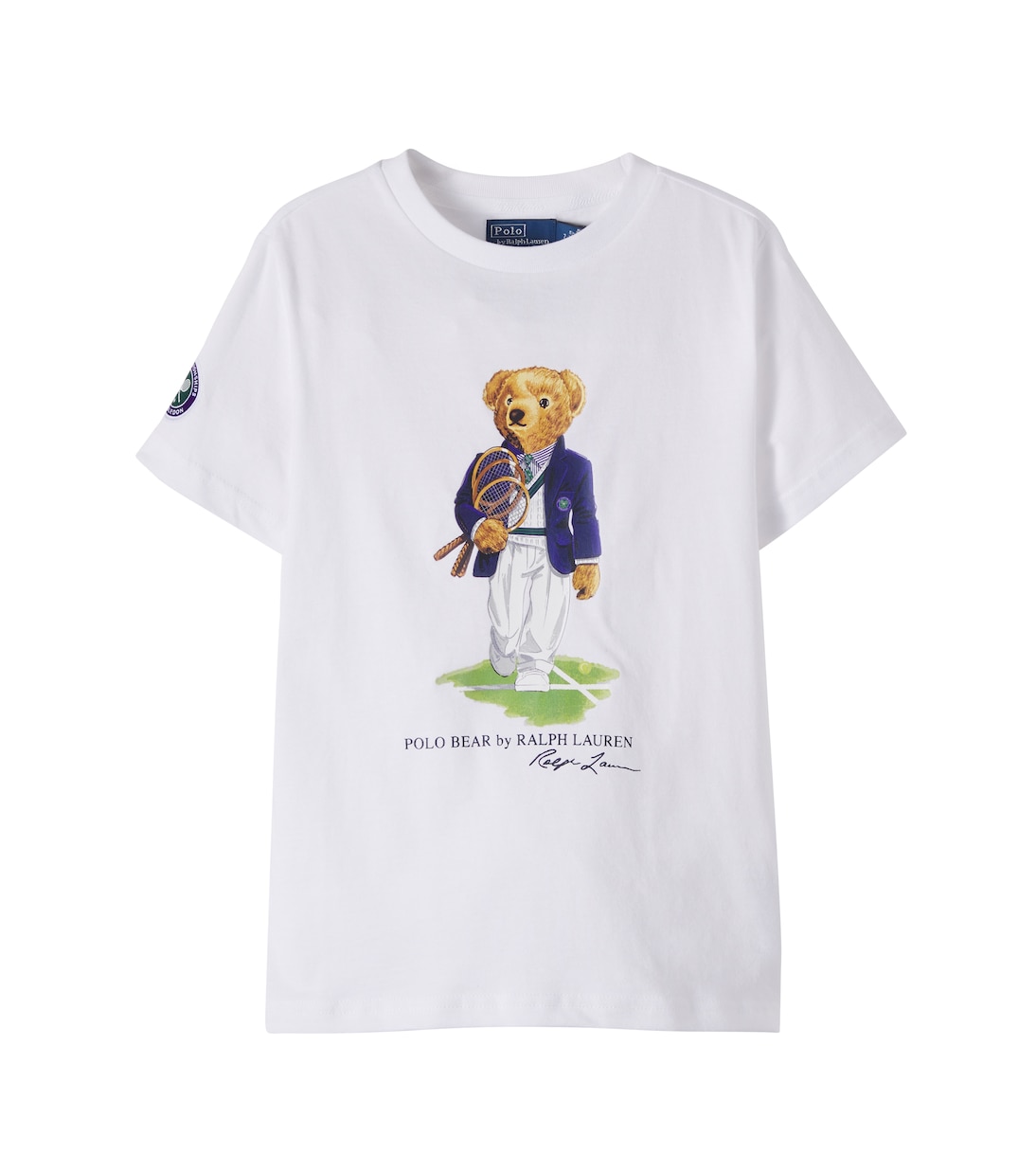 x Wimbledon Polo Bear cotton T-shirt | Polo Ralph Lauren Kids