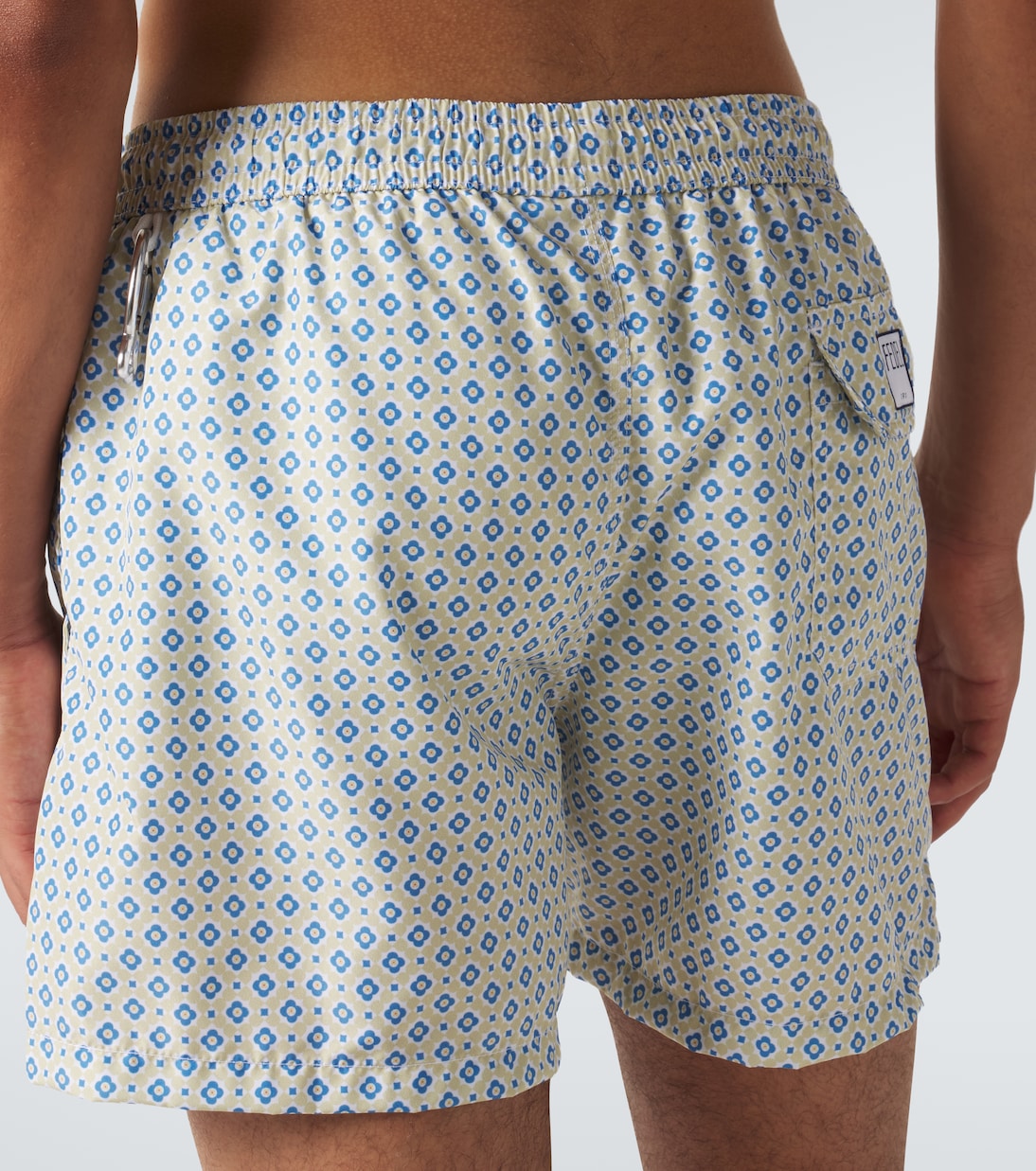 Madeira printed swim trunks | Fedeli