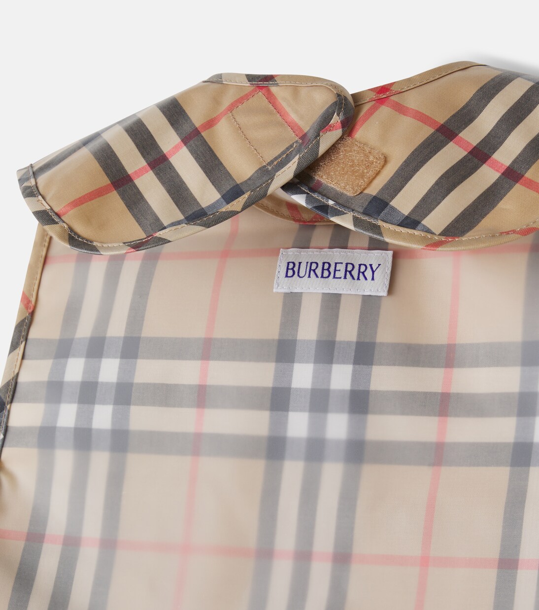 Baby Burberry Check cotton bib | Burberry Kids