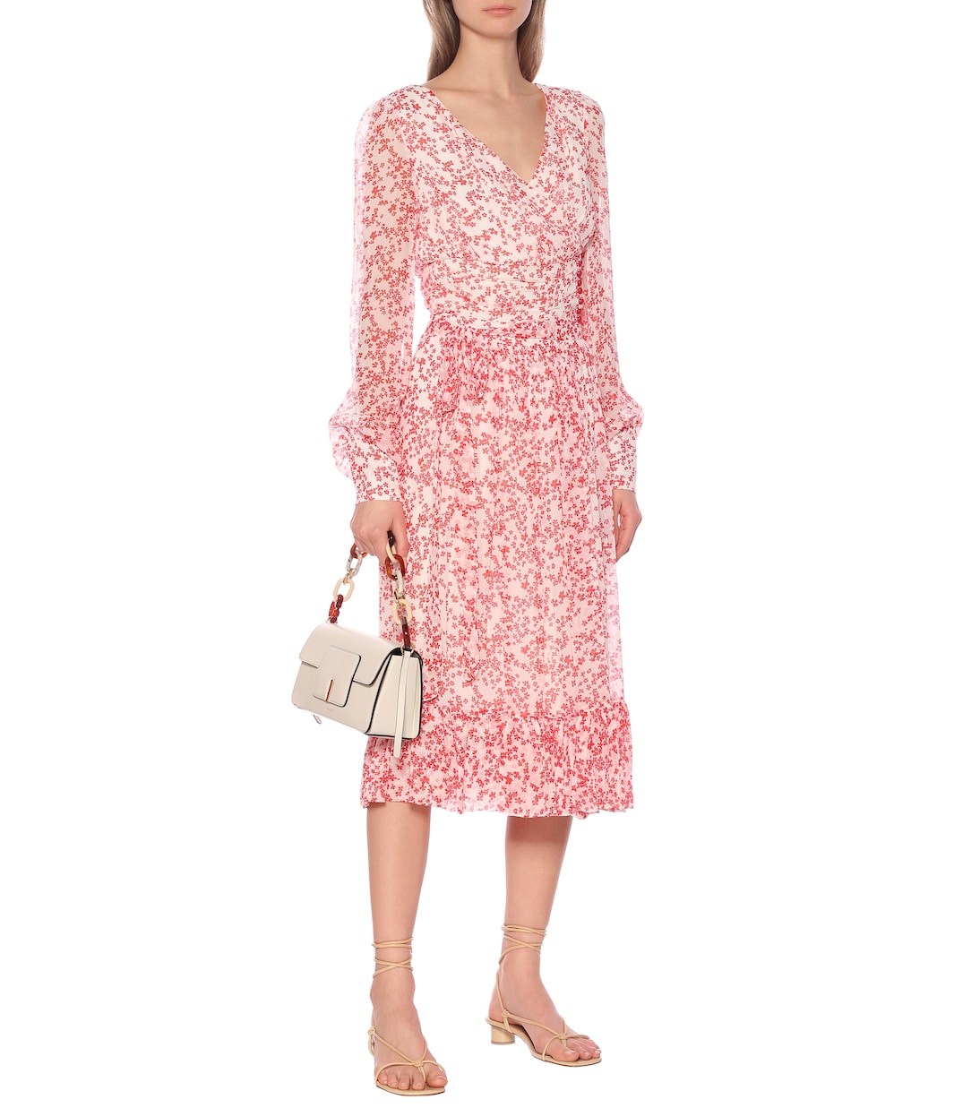 Bedruckter Midirock Selda | Baum und Pferdgarten