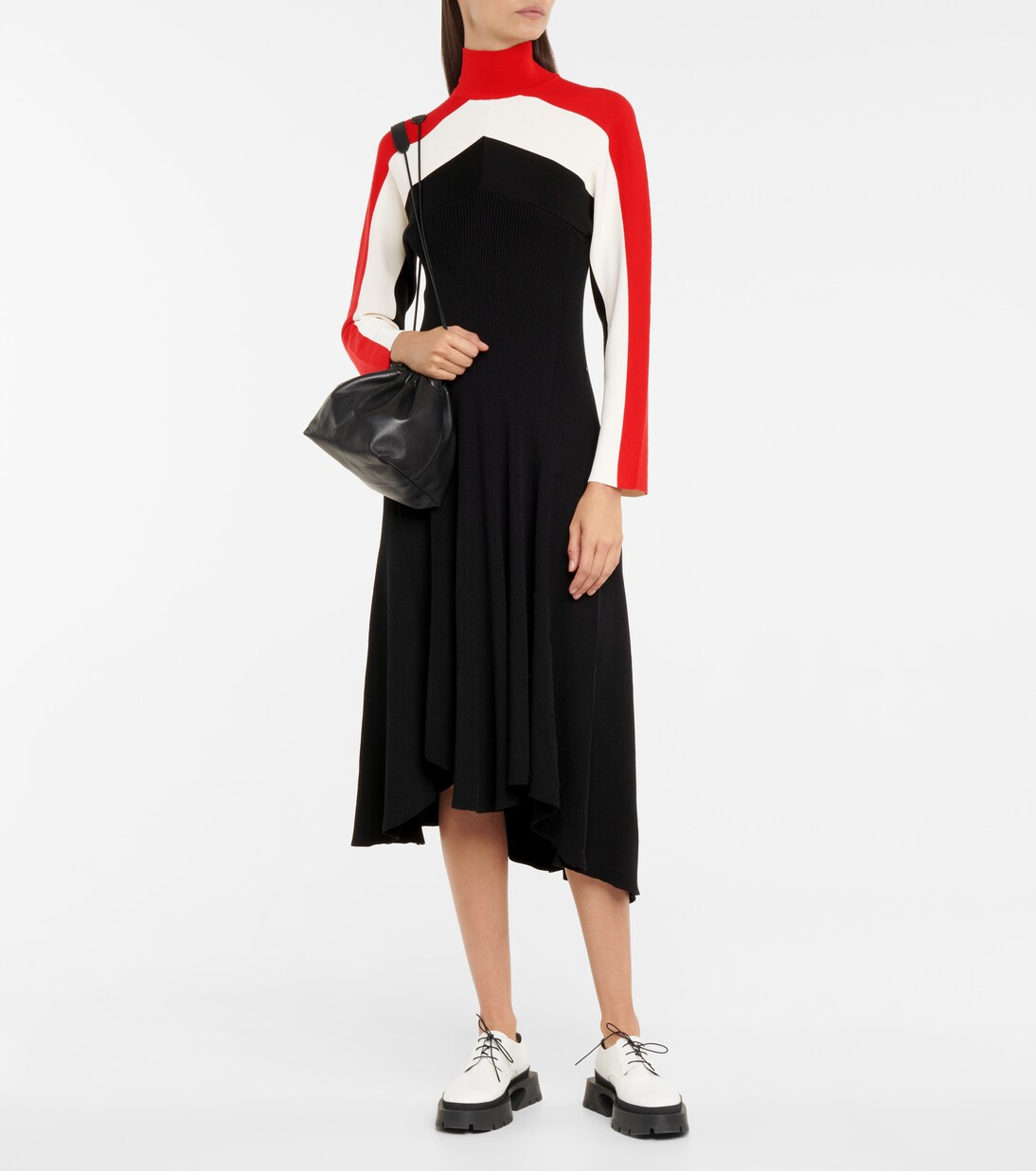 Midikleid aus Rippstrick | Jil Sander