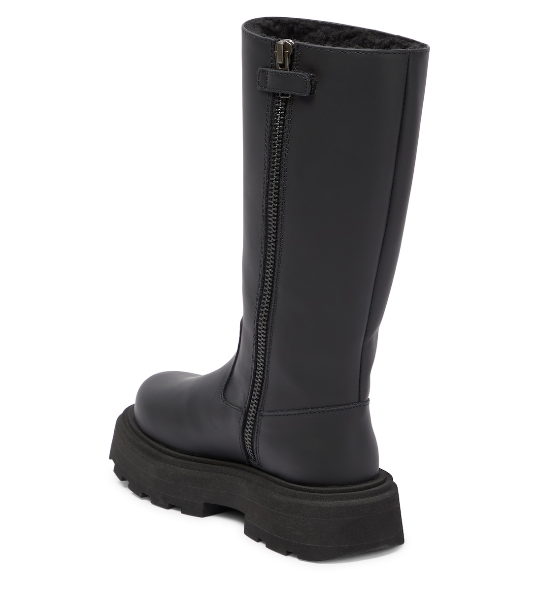 Leather platform boots | Dolce&Gabbana Kids