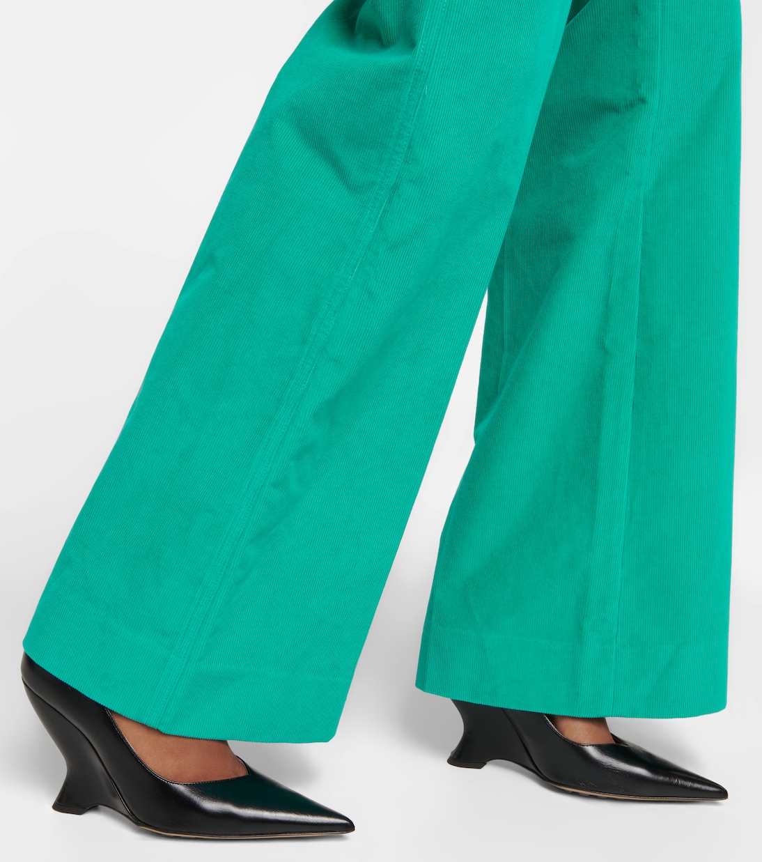 Pantalon ample Alina en velours côtelé de coton | Victoria Beckham