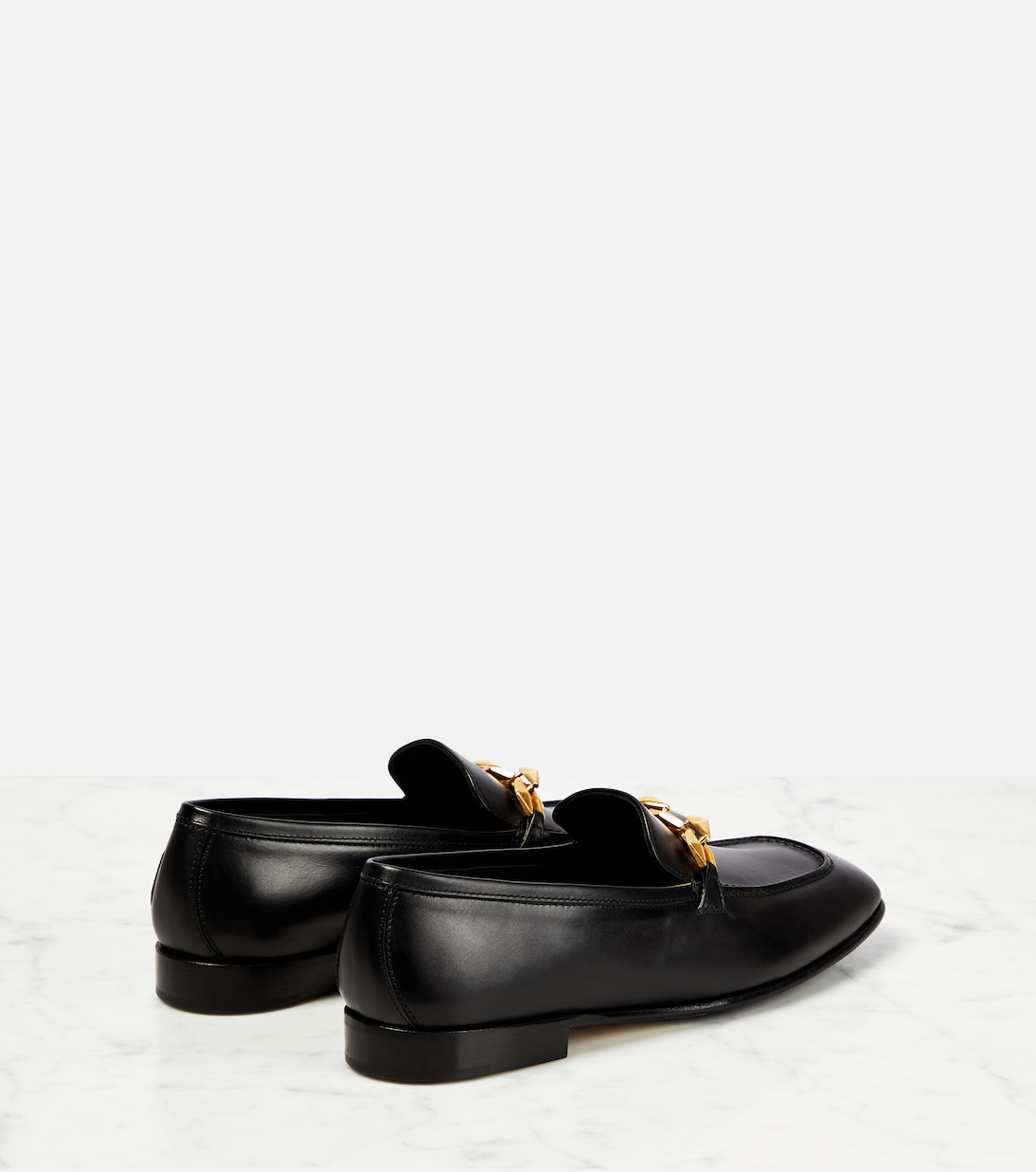 Loafers Diamond Tilda aus Leder | Jimmy Choo