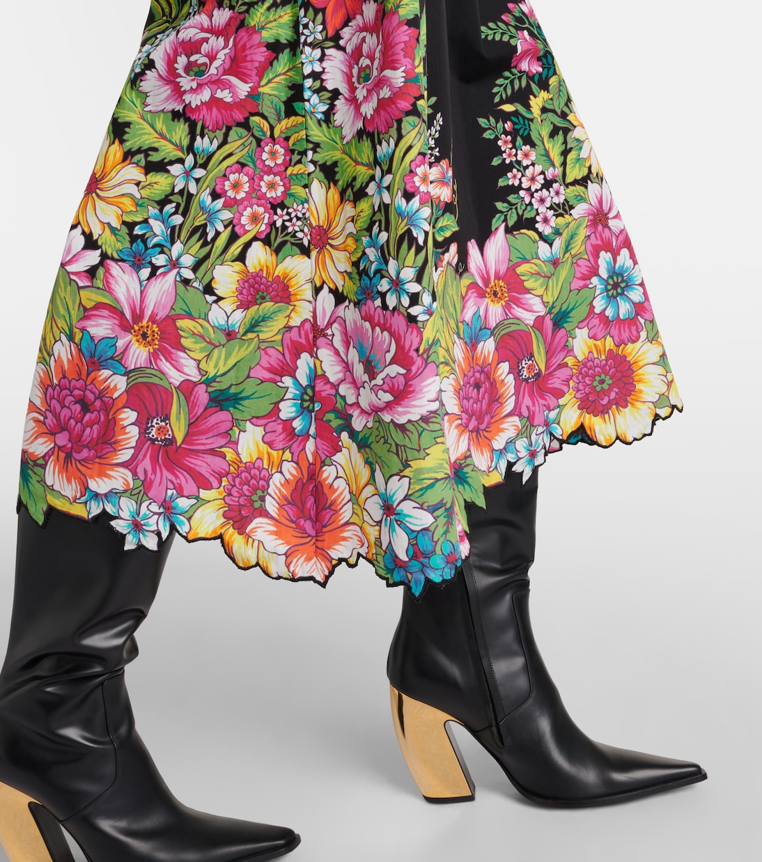 Floral cotton maxi skirt | Etro