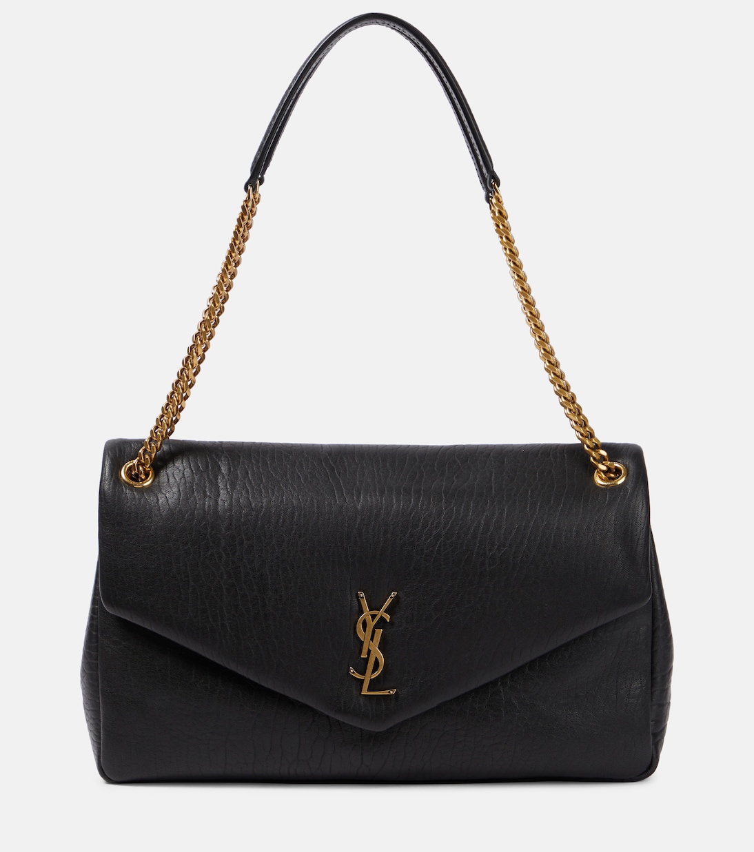 Calypso Large leather shoulder bag | Saint Laurent