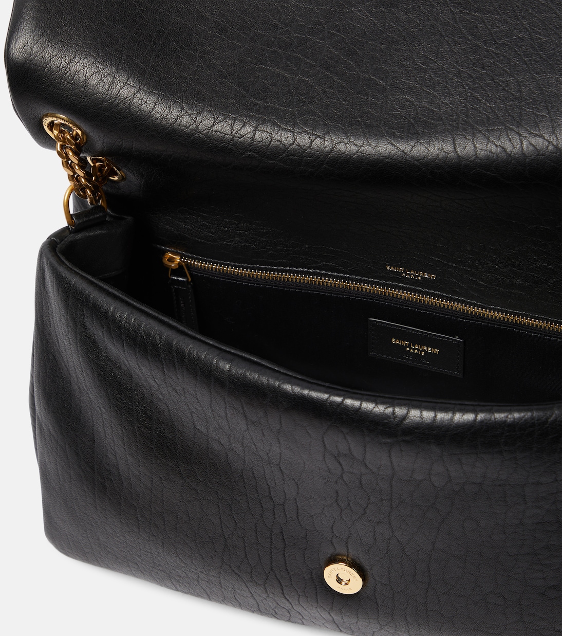 Calypso Large leather shoulder bag | Saint Laurent