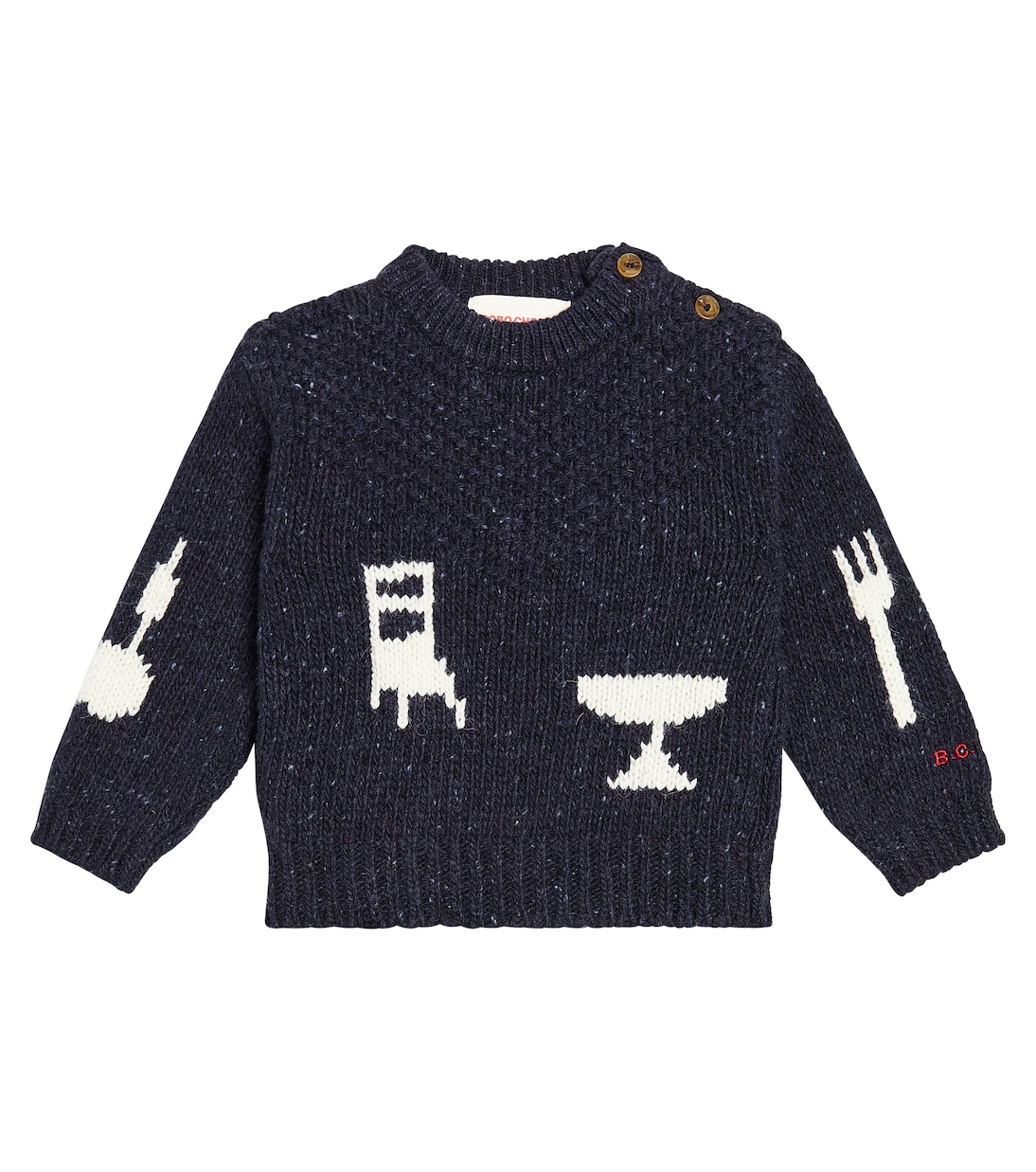 Baby The Feast wool-blend sweater | Bobo Choses
