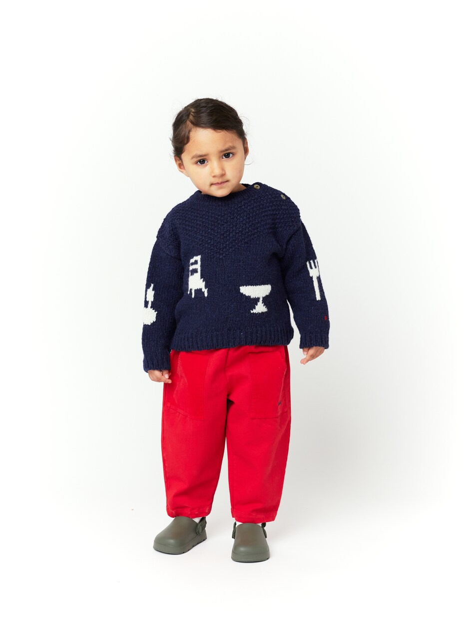 Baby The Feast wool-blend sweater | Bobo Choses