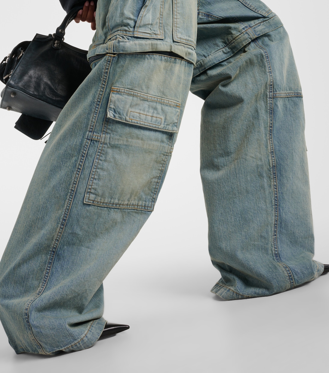 Mid-rise cargo jeans | Balenciaga