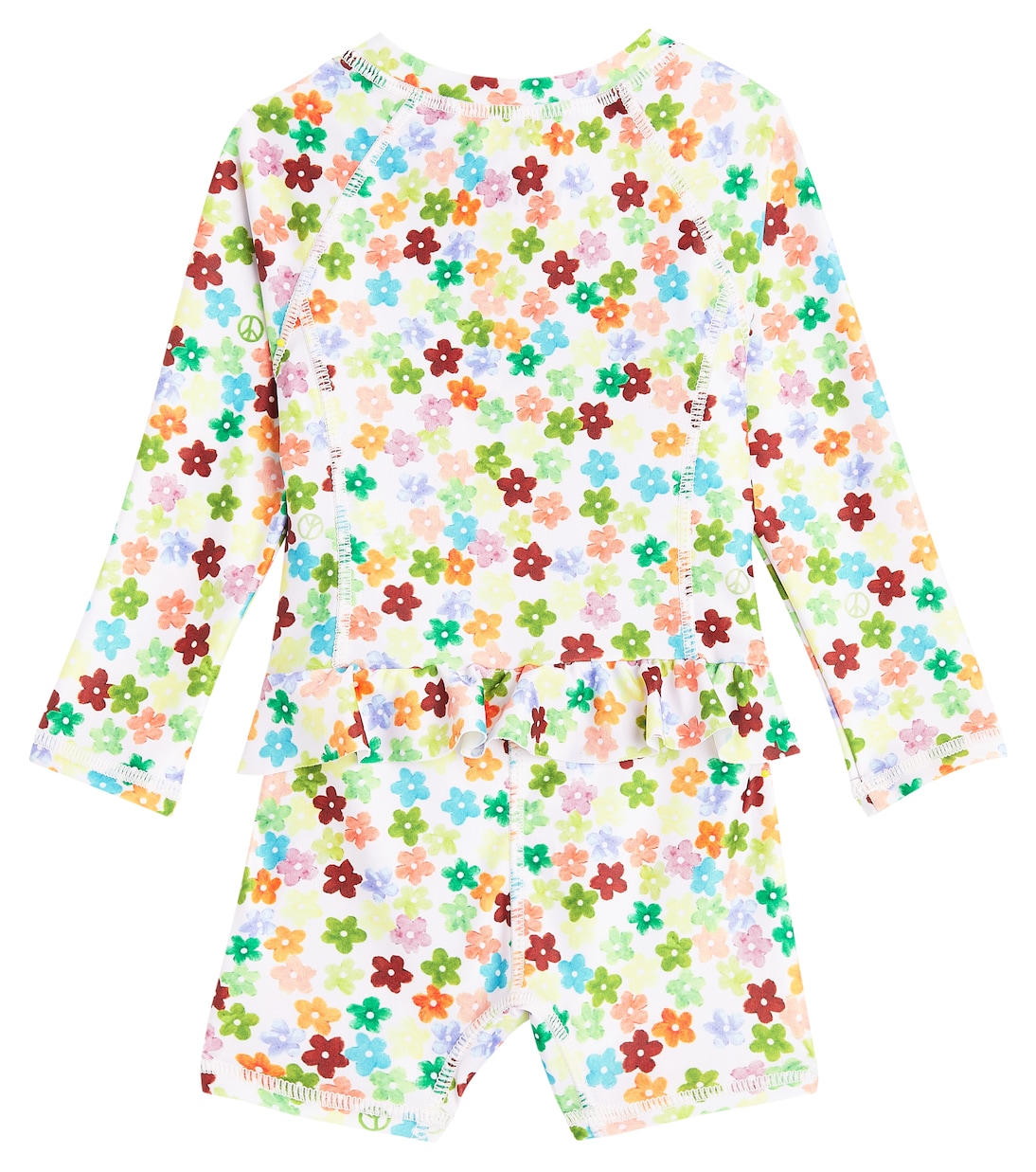 Baby Nigella floral rashguard swimsuit | Molo