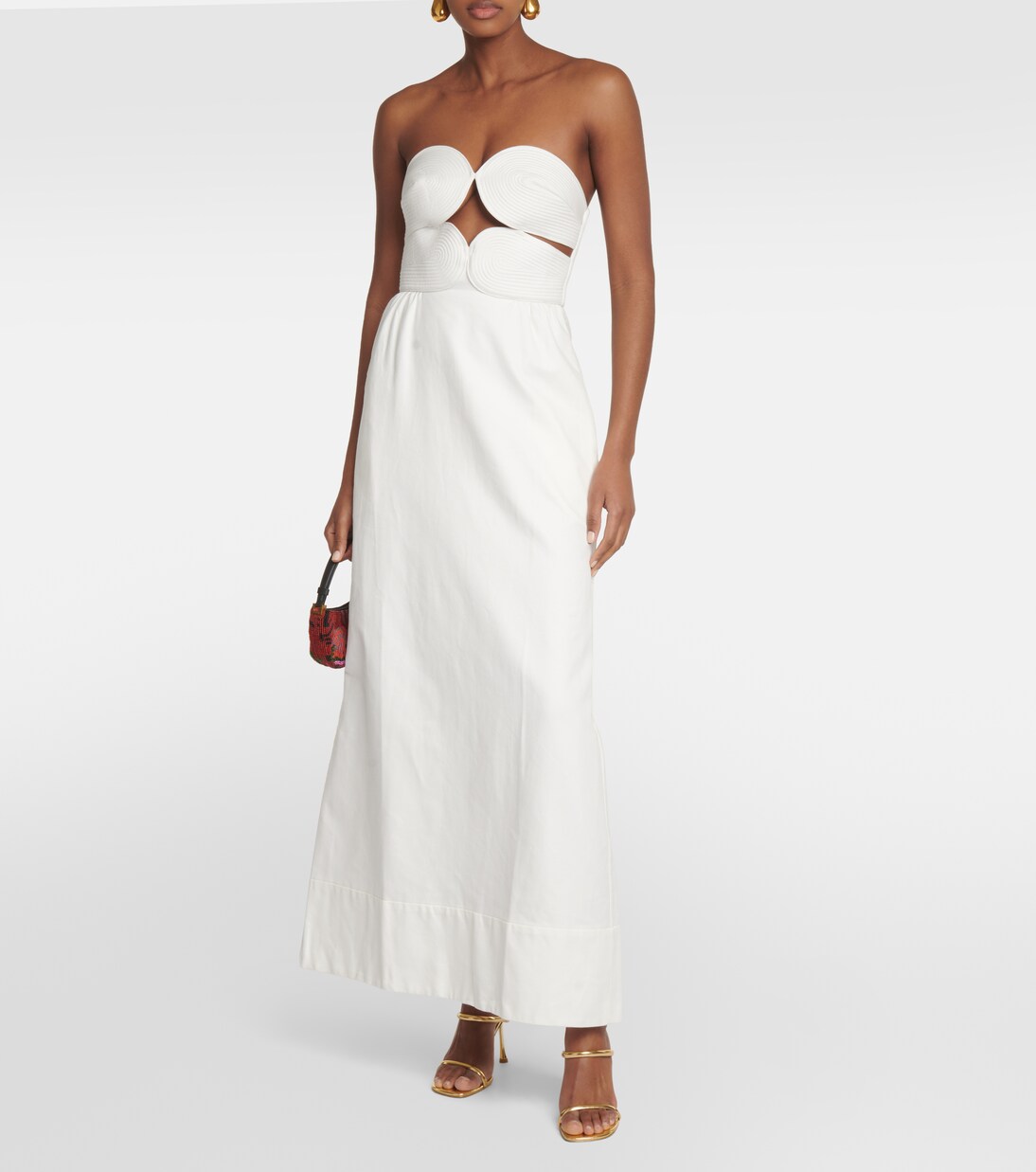 Maxikleid aus Matelassé | Adriana Degreas