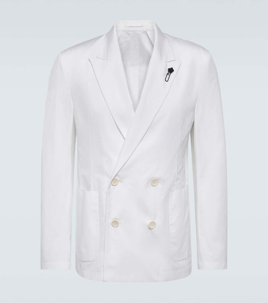 Double-breasted cotton blazer | Lardini
