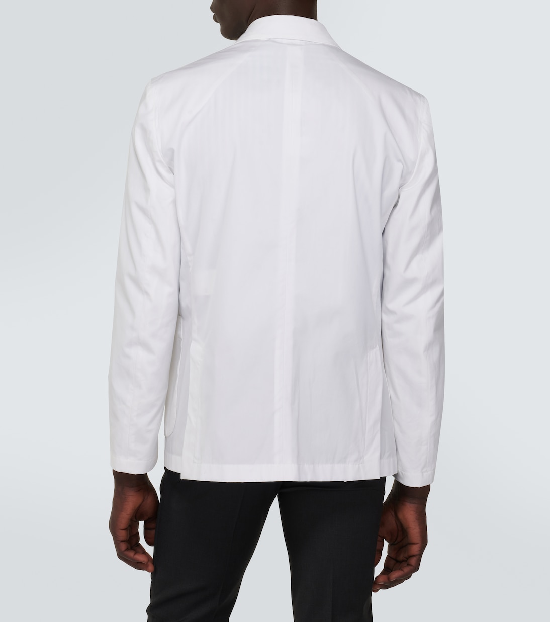 Double-breasted cotton blazer | Lardini