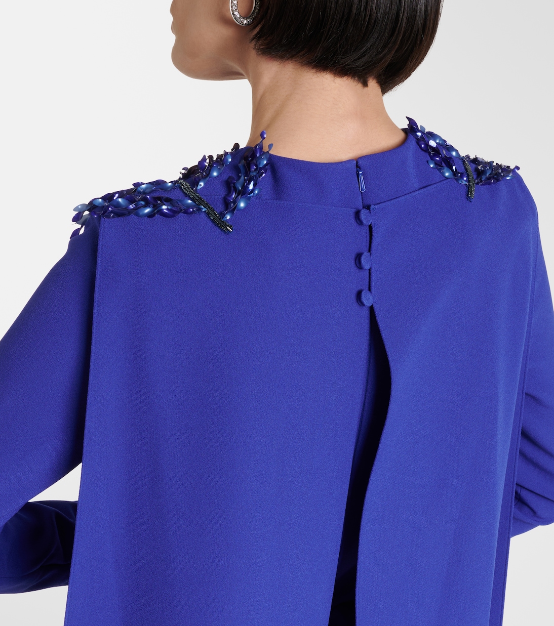 Robe longue Ginevra à ornements | Safiyaa