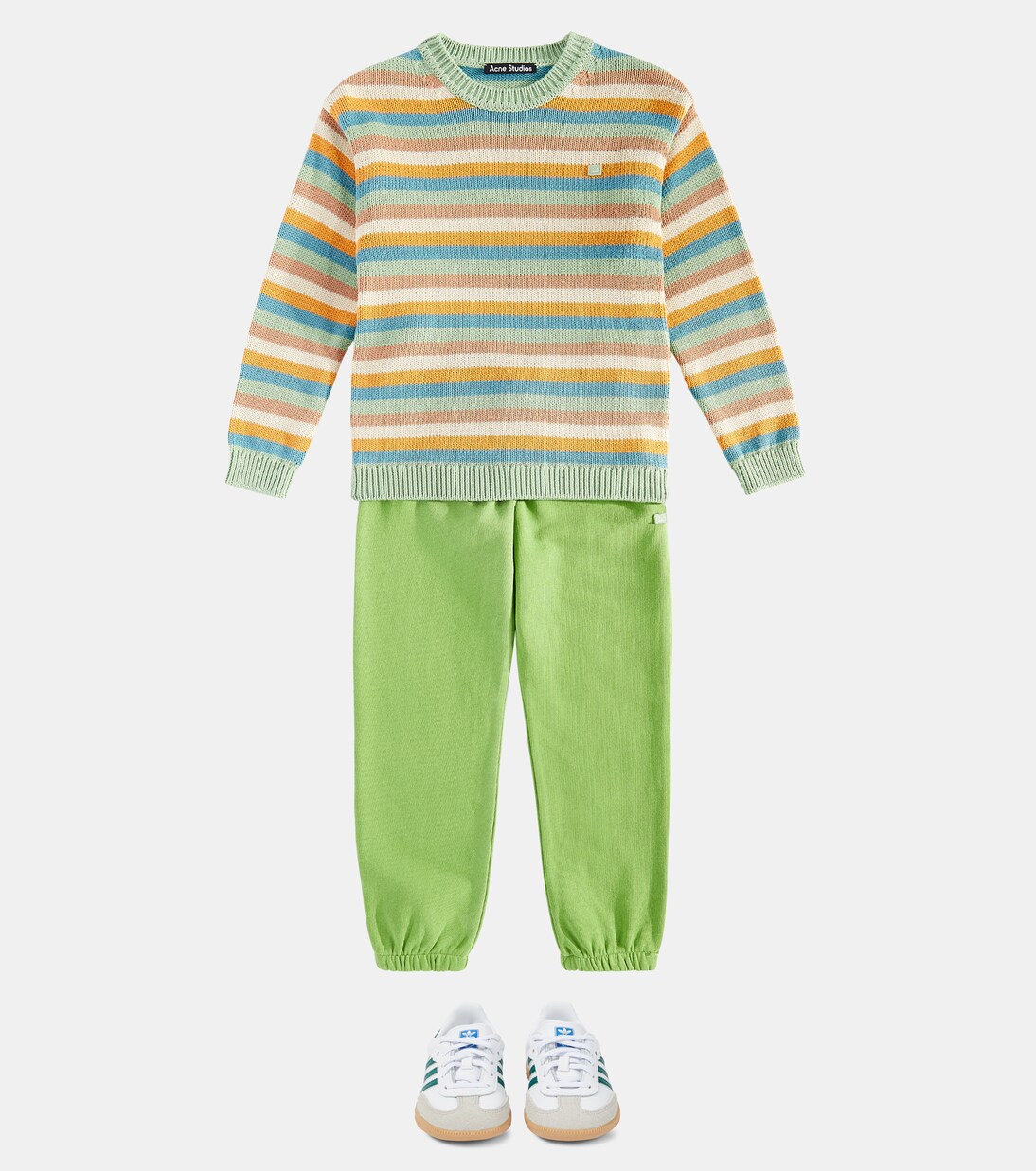 Striped cotton sweater | Acne Studios Kids