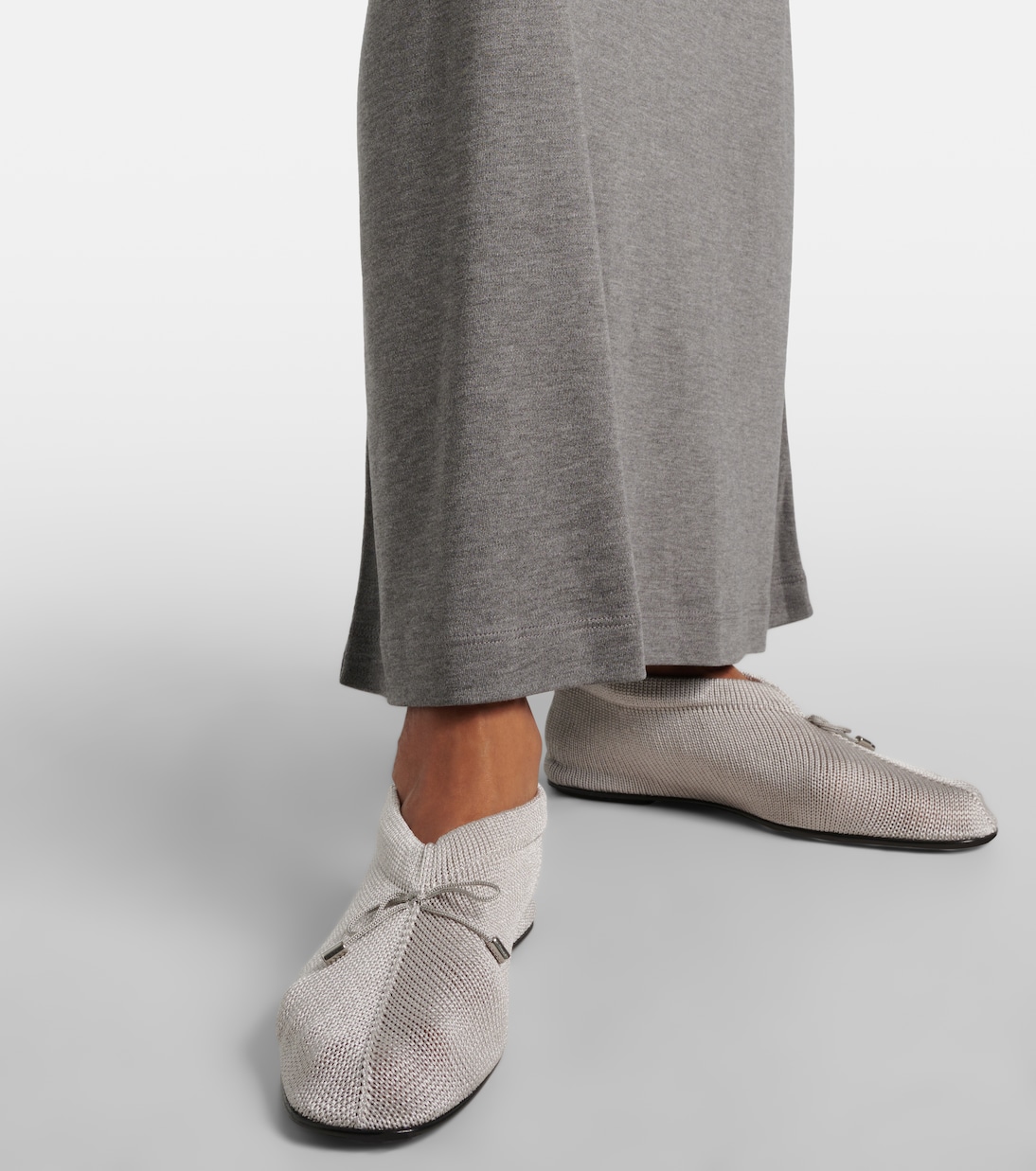 Bow-detail crochet flats | Toteme