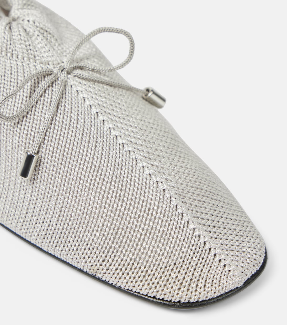 Bow-detail crochet flats | Toteme