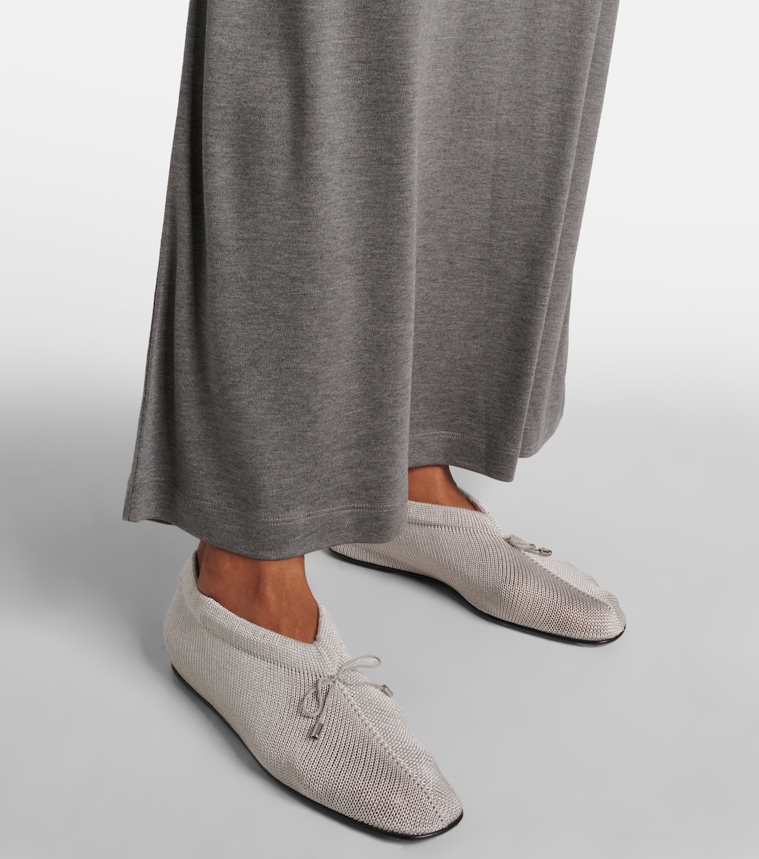 Bow-detail crochet flats | Toteme