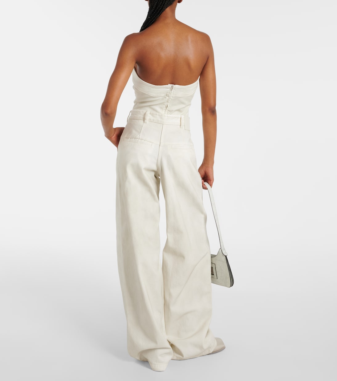 High-Rise Wide-Leg Jeans Dem | Entire Studios