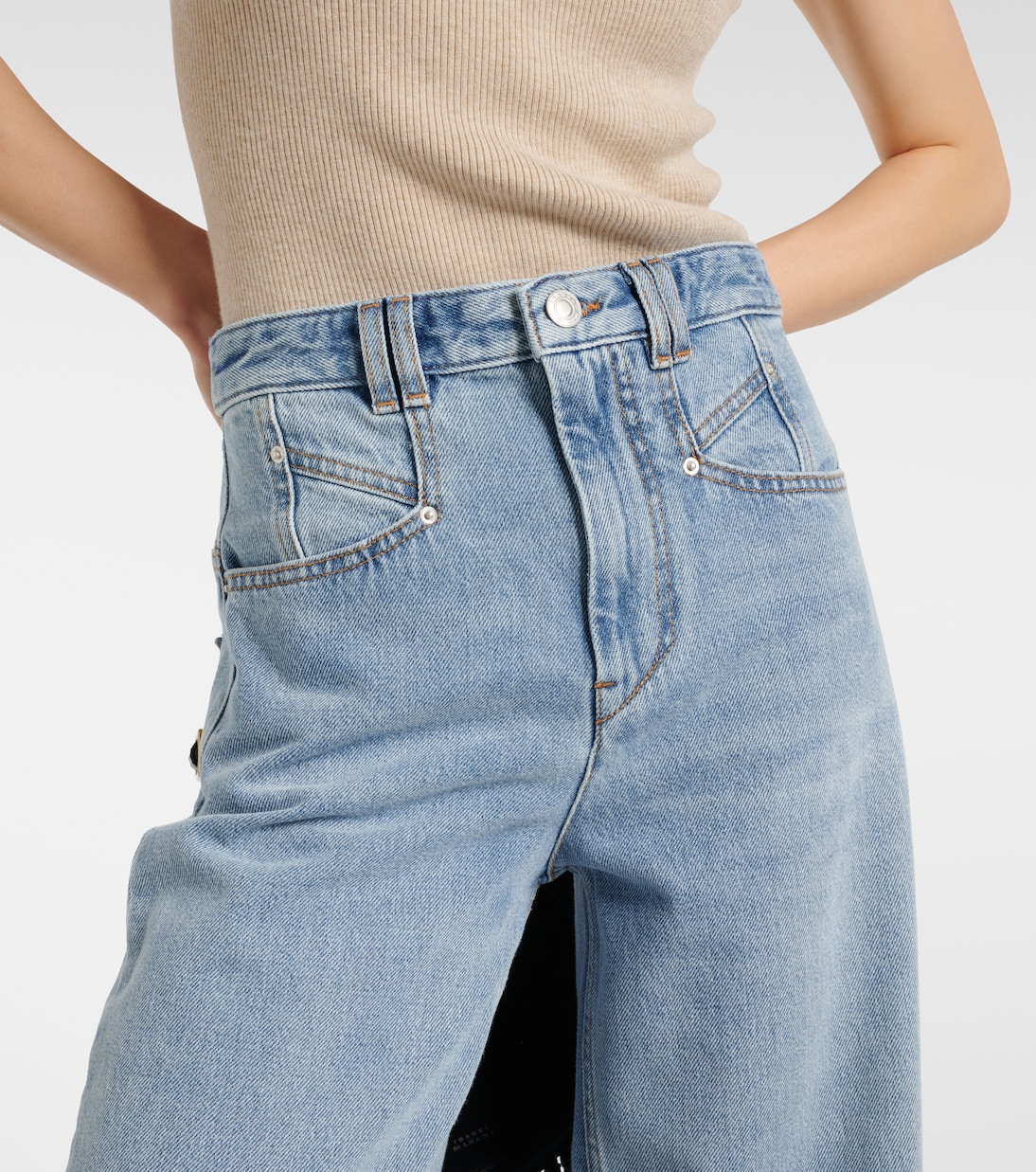 Wide-Leg Jeans Lemony | Isabel Marant