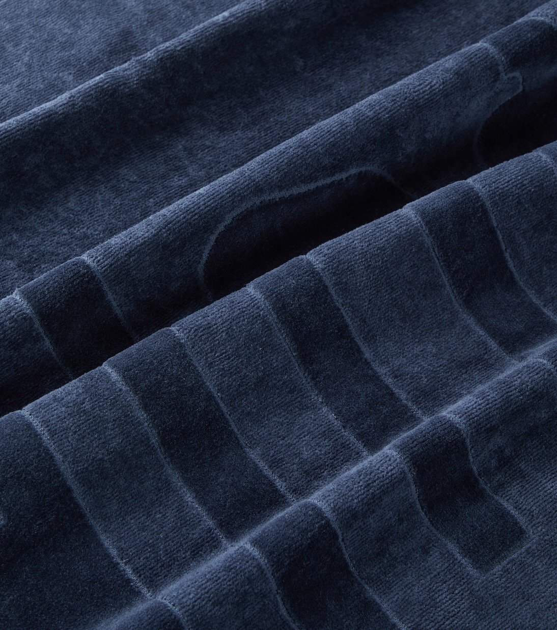 Sand logo cotton terry beach towel | Vilebrequin