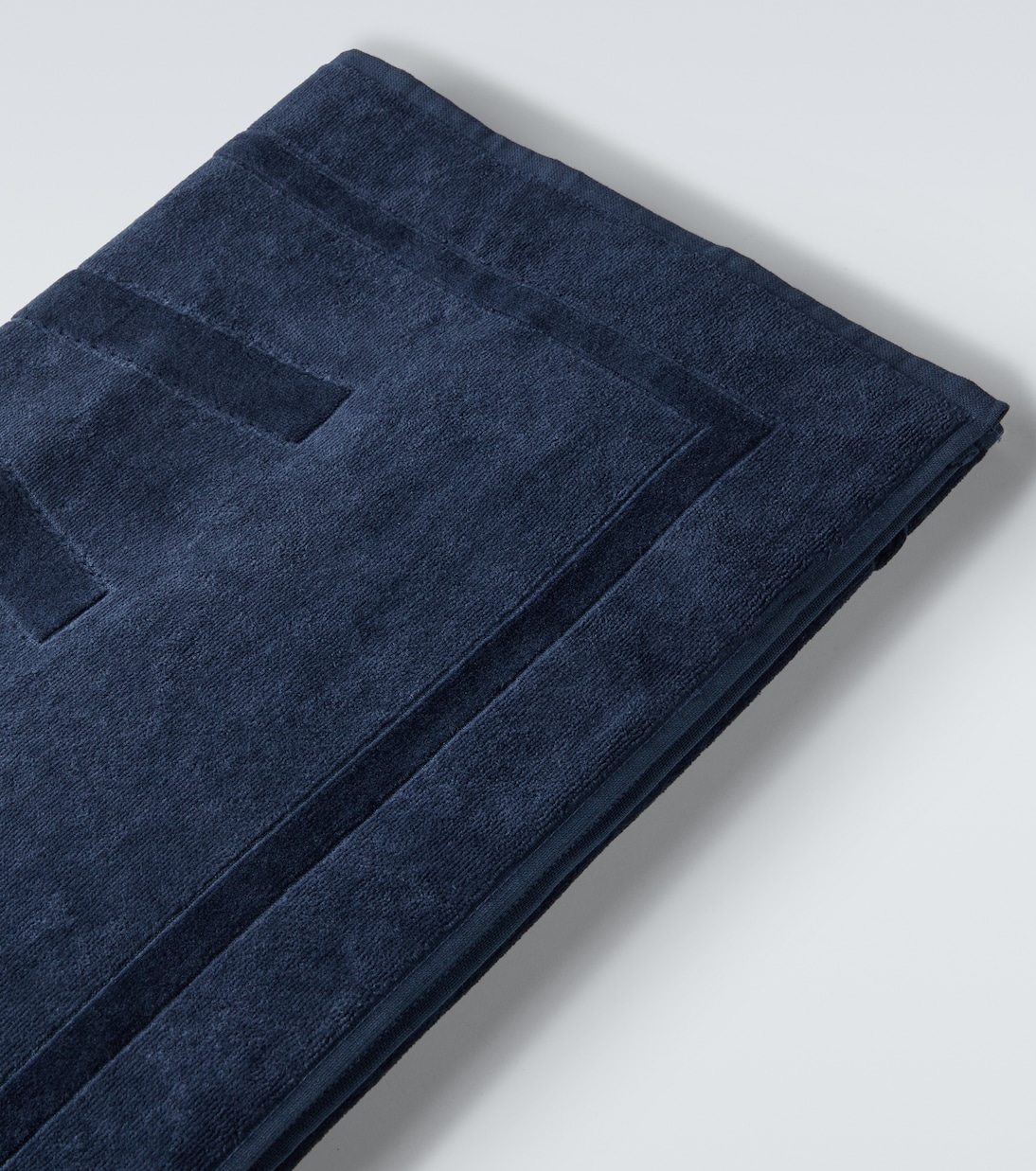 Sand logo cotton terry beach towel | Vilebrequin