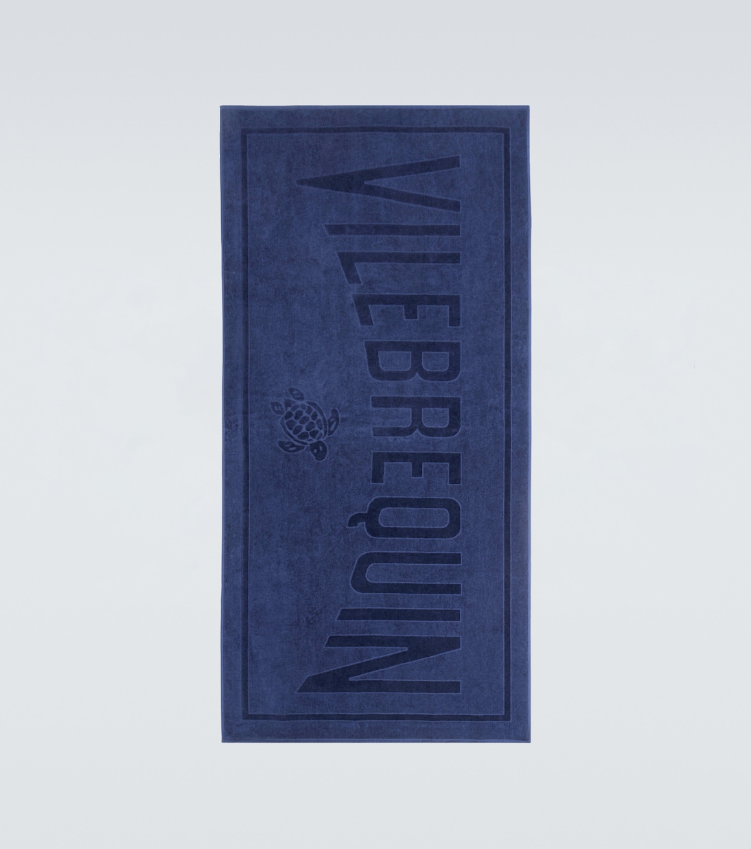 Sand logo cotton terry beach towel | Vilebrequin